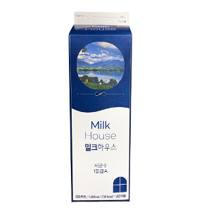 밀크하우스 우유 강화 우유 부산 우유 1000ml